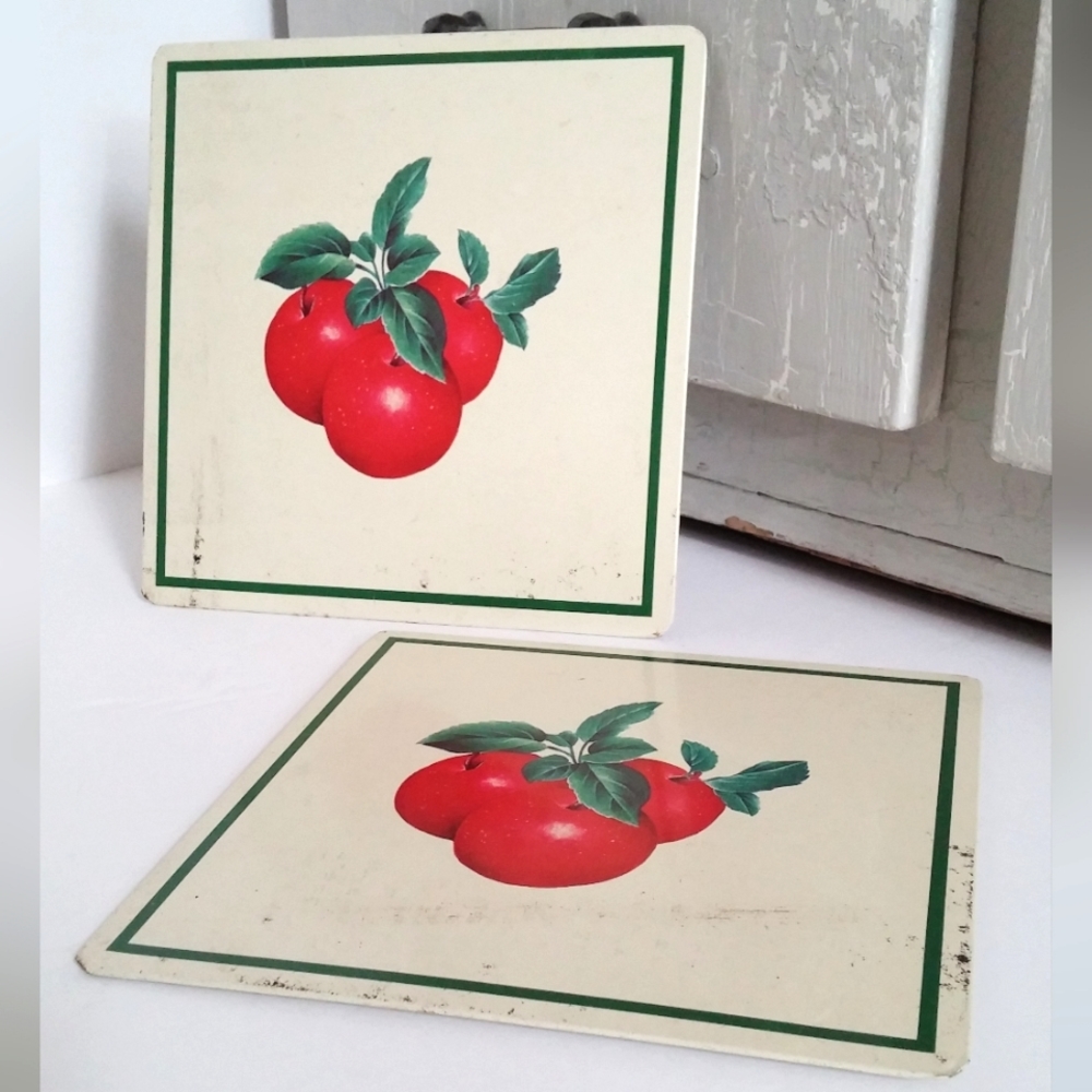 Vintage Hot Pads (2) Tomatoes Range Kleen 1999